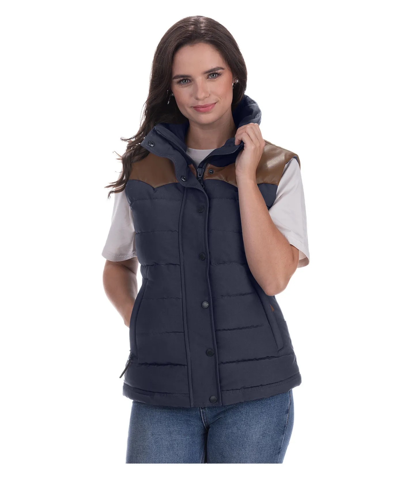STONEDEEK Gilet matelassé Hazel Saphir foncé Hot