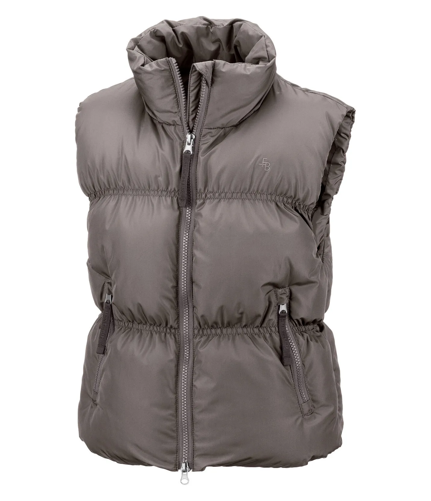 Felix Bühler Gilet matelassé cropped enfant taupe foncé Sale