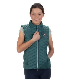 Felix Bühler Gilet matelassé enfant Diana vert tropical Outlet