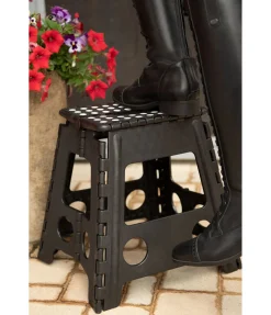 SHOWMASTER Grand tabouret pliable noir Best