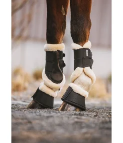 Felix Bühler Guêtres de dressage avec polaire Teddy Sparkle (pour antérieurs) noir New