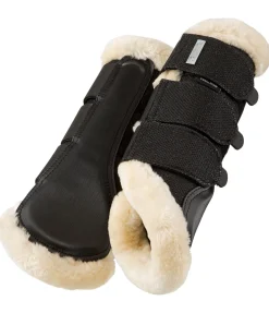 Felix Bühler Guêtres de dressage avec polaire Teddy Sparkle (pour postérieurs) noir