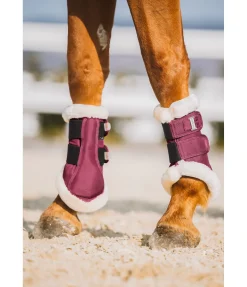 Felix Bühler Guêtres de dressage en polaire Teddy Essential (antérieurs) wild berry Online