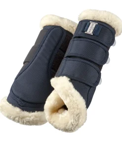 Felix Bühler Guêtres de dressage en polaire Teddy Essential (postérieurs) navy New