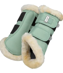 Felix Bühler Guêtres de dressage en polaire Teddy Essential (antérieurs) aloe vera
