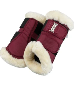 Felix Bühler Guêtres de dressage en polaire Teddy Essential (antérieurs) bordeaux Sale