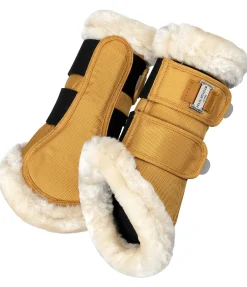 Felix Bühler Guêtres de dressage en polaire Teddy Essential (antérieurs) mangue dorée Best