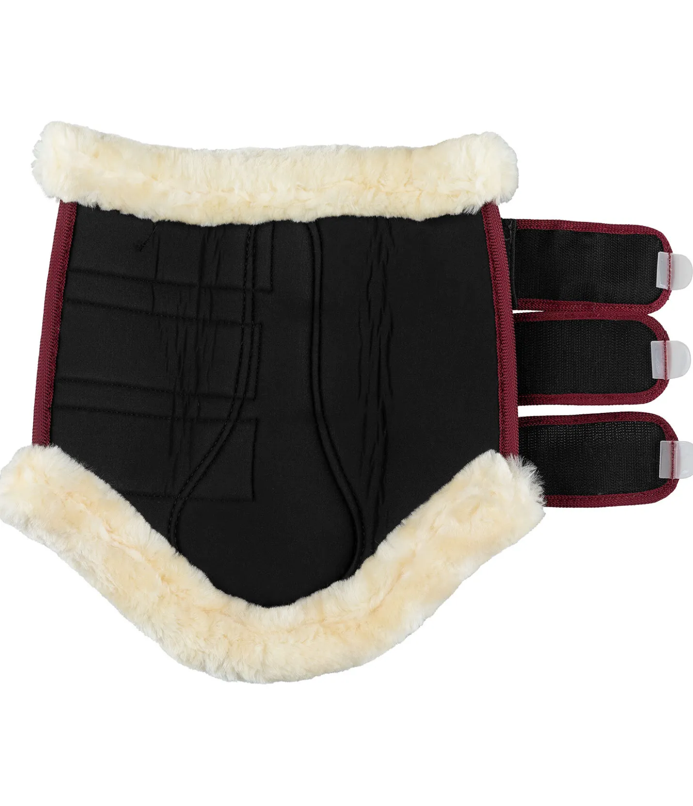 Felix Bühler Guêtres de dressage en polaire Teddy Essential (postérieurs) bordeaux Hot