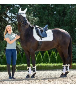 Felix Bühler Guêtres de dressage en polaire Teddy Essential (postérieurs) blanc Clearance