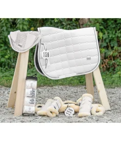 Felix Bühler Guêtres de dressage en polaire Teddy Essential (postérieurs) blanc Clearance