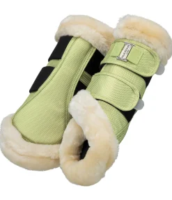 Felix Bühler Guêtres de dressage en polaire Teddy Essential (antérieurs) matcha