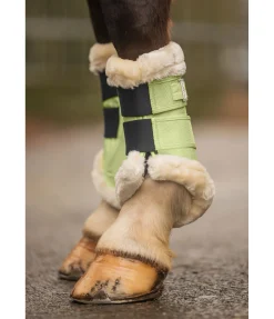 Felix Bühler Guêtres de dressage en polaire Teddy Essential (antérieurs) matcha