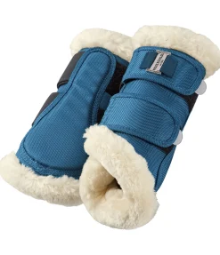 Felix Bühler Guêtres de dressage en polaire Teddy Essential (antérieurs) bleu océan Outlet