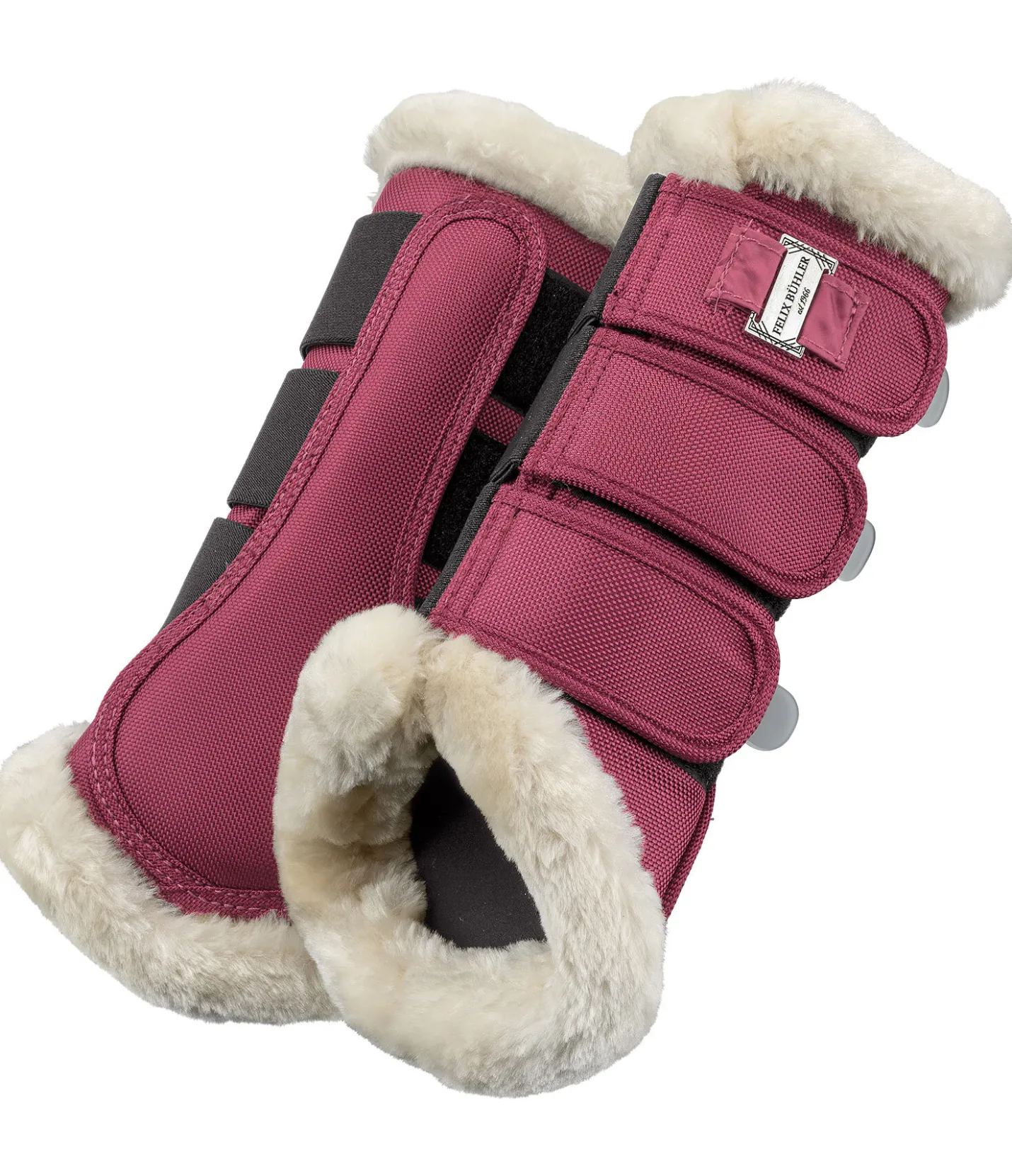 Felix Bühler Guêtres de dressage en polaire Teddy Essential (postérieurs) wild berry Best