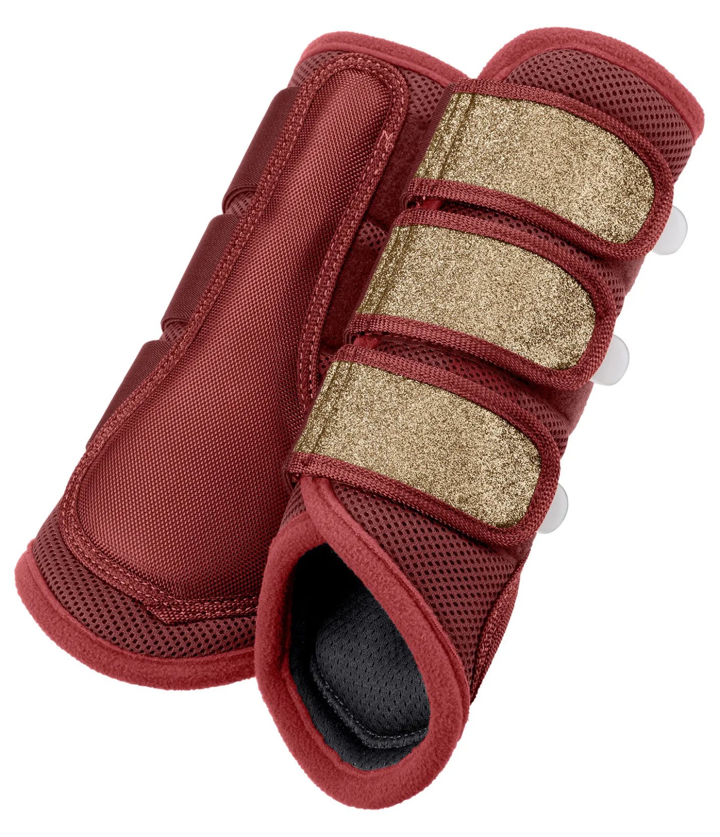 Felix Bühler Guêtres en mesh Glitter, postérieurs merlot Discount