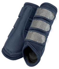 Felix Bühler Guêtres en mesh Glitter, postérieurs navy New