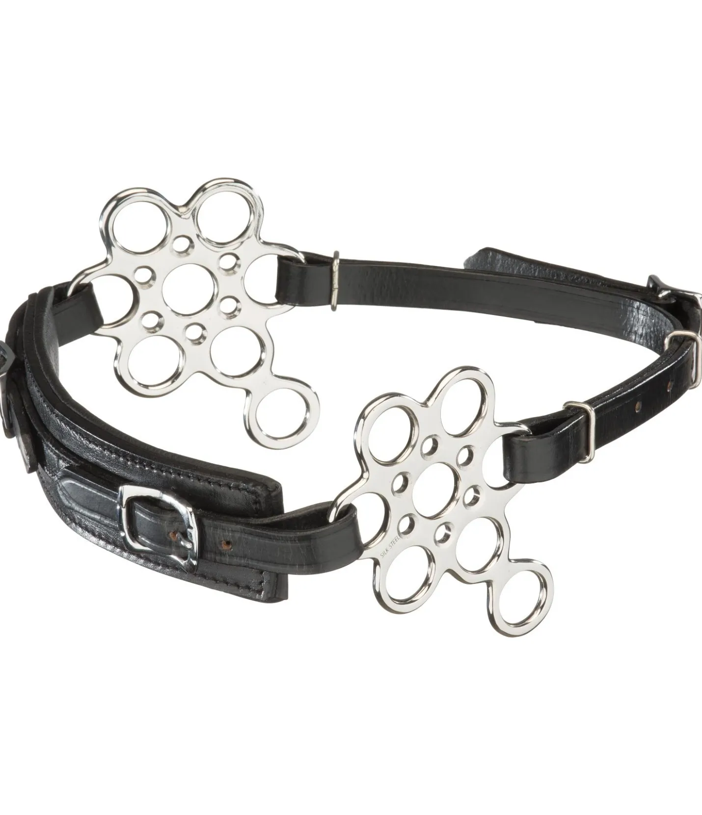 SILK STEEL Hackamore flower noir Best