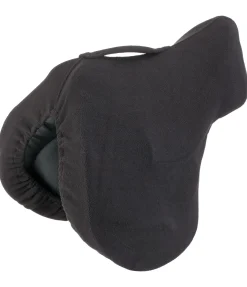 SHOWMASTER Housse de selle en polaire avec passant de sangle noir Discount