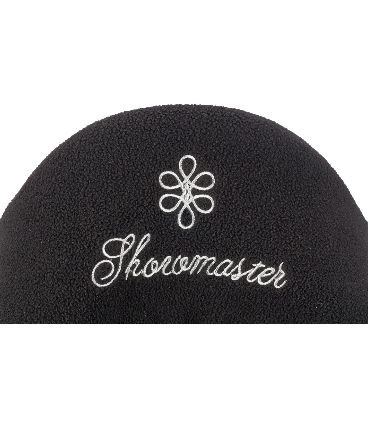 SHOWMASTER Housse de selle en polaire avec passant de sangle noir Discount