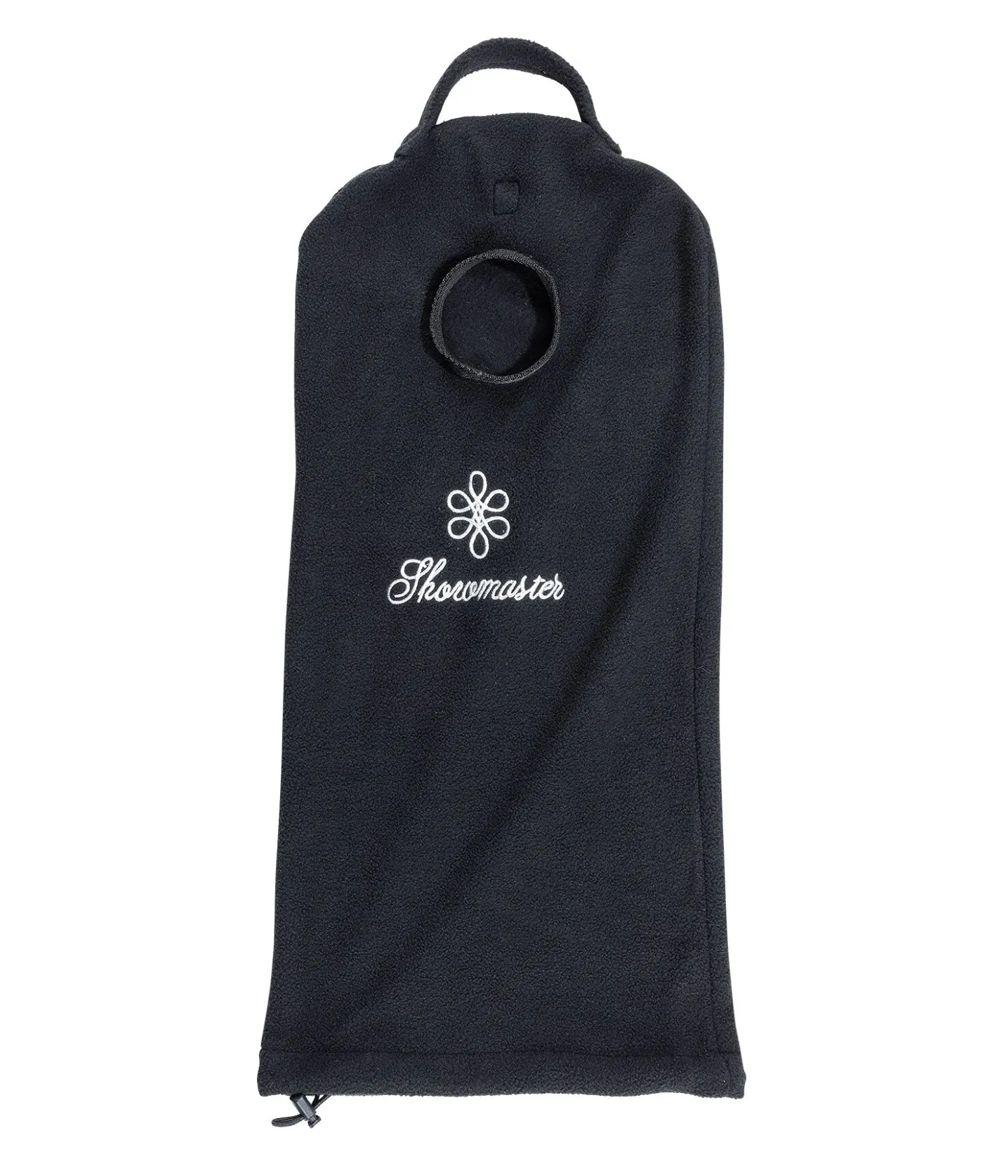 SHOWMASTER Housse en polaire pour bridon noir/noir