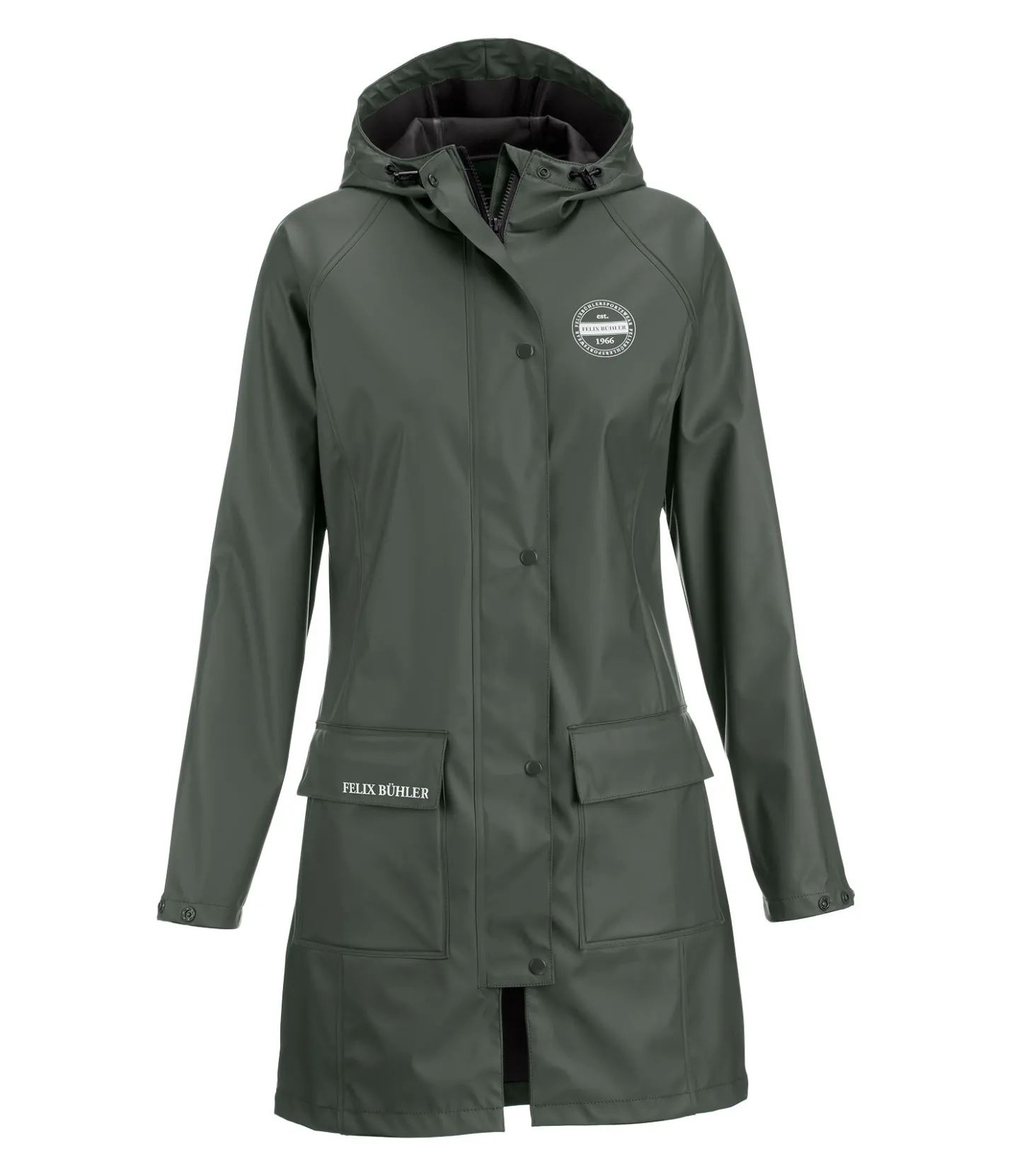 Felix Bühler Imperméable à capuche Amy forêt Sale