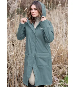 Felix Bühler Imperméable à capuche Frieda vert jade New