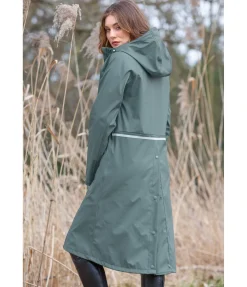 Felix Bühler Imperméable à capuche Frieda vert jade New