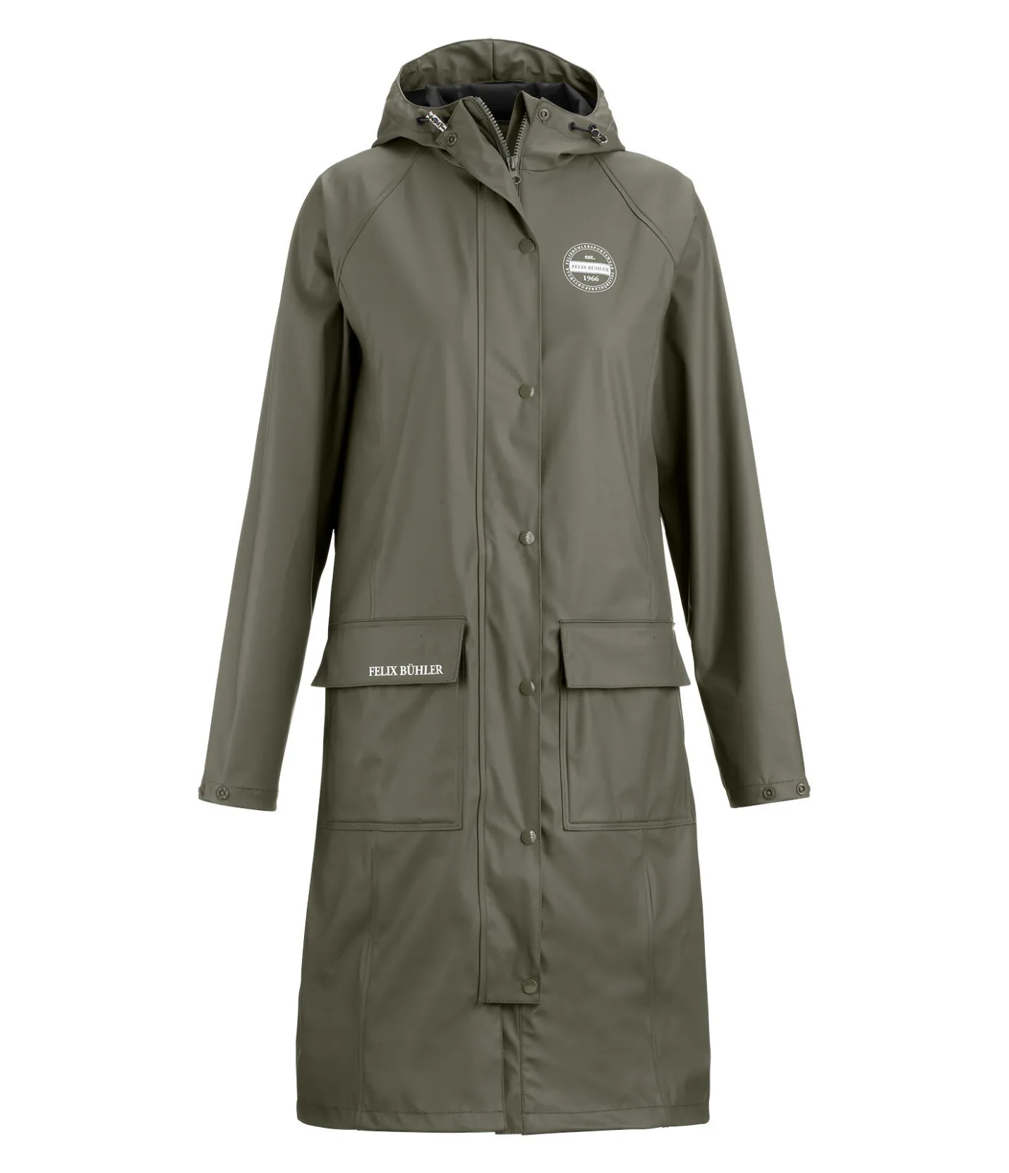 Felix Bühler Imperméable à capuche Frieda fango Sale