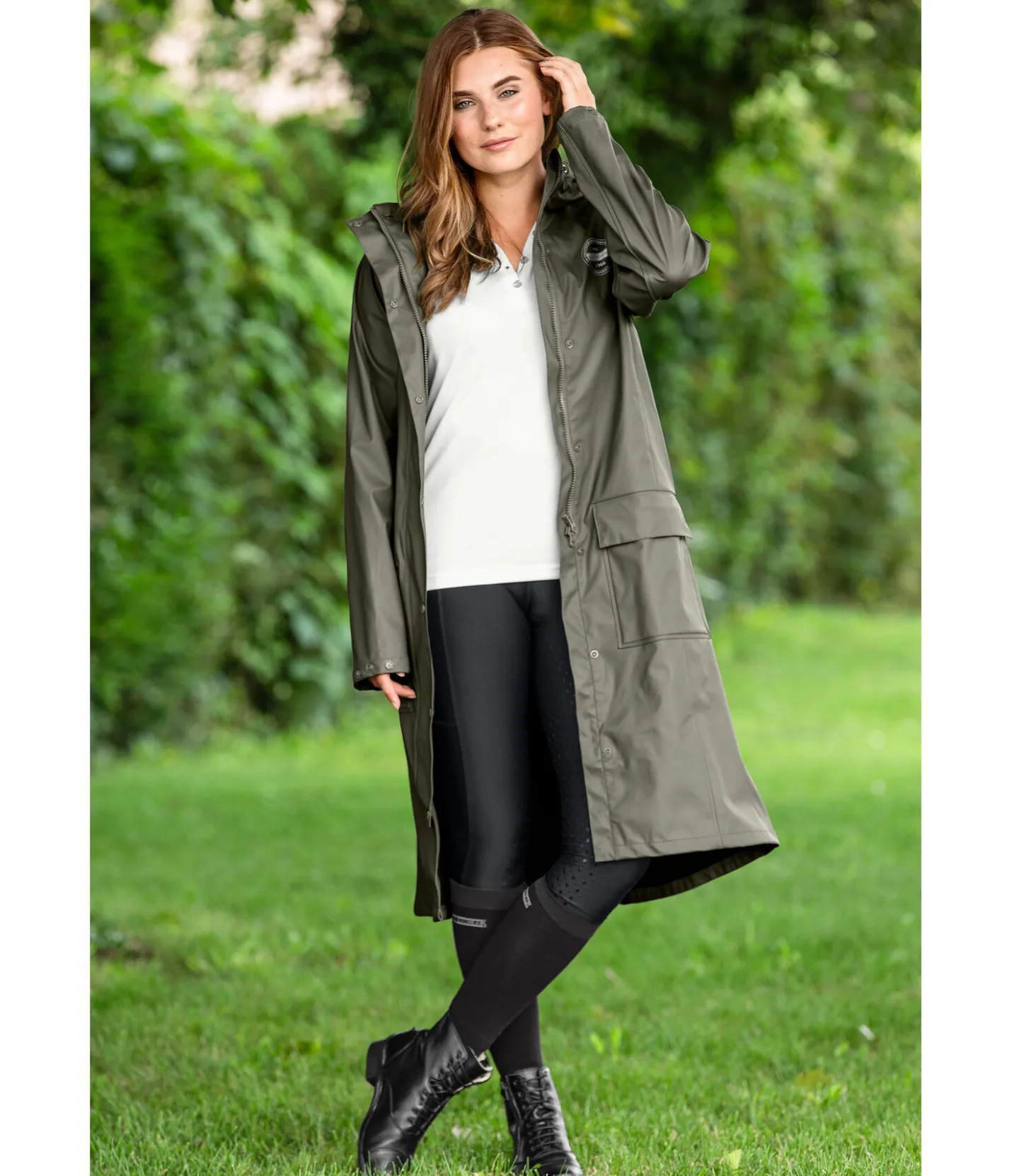 Felix Bühler Imperméable à capuche Frieda fango Sale