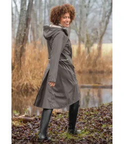 Felix Bühler Imperméable à capuche Frieda taupe foncé Outlet