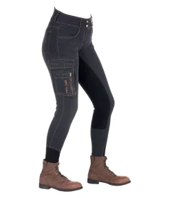 TWIN OAKS Jeans de randonnée avec fond intégral en matière synthétique Aspen anthracite Outlet