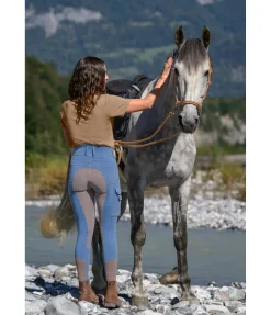 TWIN OAKS Jeans de randonnée avec fond intégral en matière synthétique Aspen denim