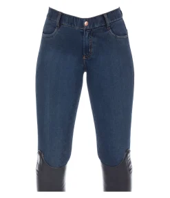 Felix Bühler Jeans d'équitation à fond intégral Grip enfant Lumi denim Hot