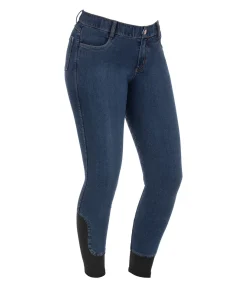 Felix Bühler Jeans d'équitation à fond intégral Grip enfant Lumi denim Hot