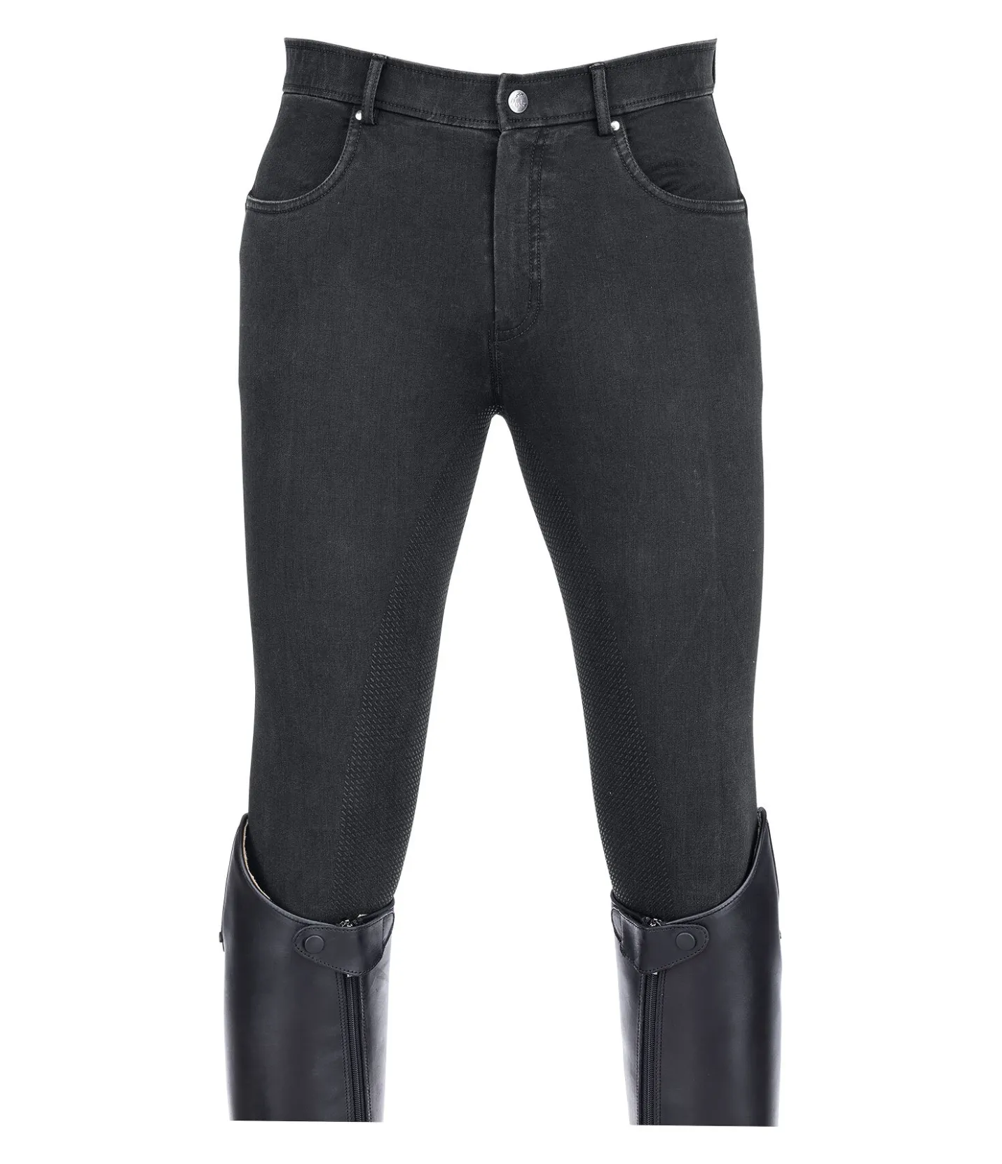 Felix Bühler Jeans d'équitation avec fond intégral Grip homme San Francisco anthracite