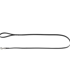 sugar dog Laisse en cuir pour chien San Gimignano noir/argenté Discount