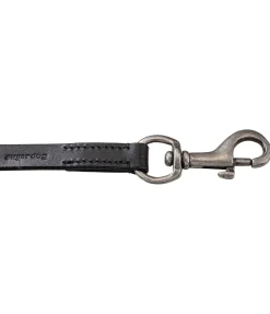sugar dog Laisse en cuir pour chien San Gimignano noir/argenté Discount