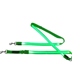 STEEDS Laisse pour chien LED Loom vert Hot