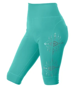 Volti by STEEDS Legging corsaire de voltige Enfant et Ado Mona vert aqua
