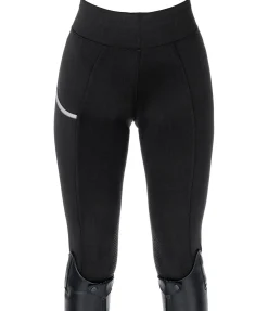 Equilibre Legging d'équitation à basanes grip Dana noir Discount