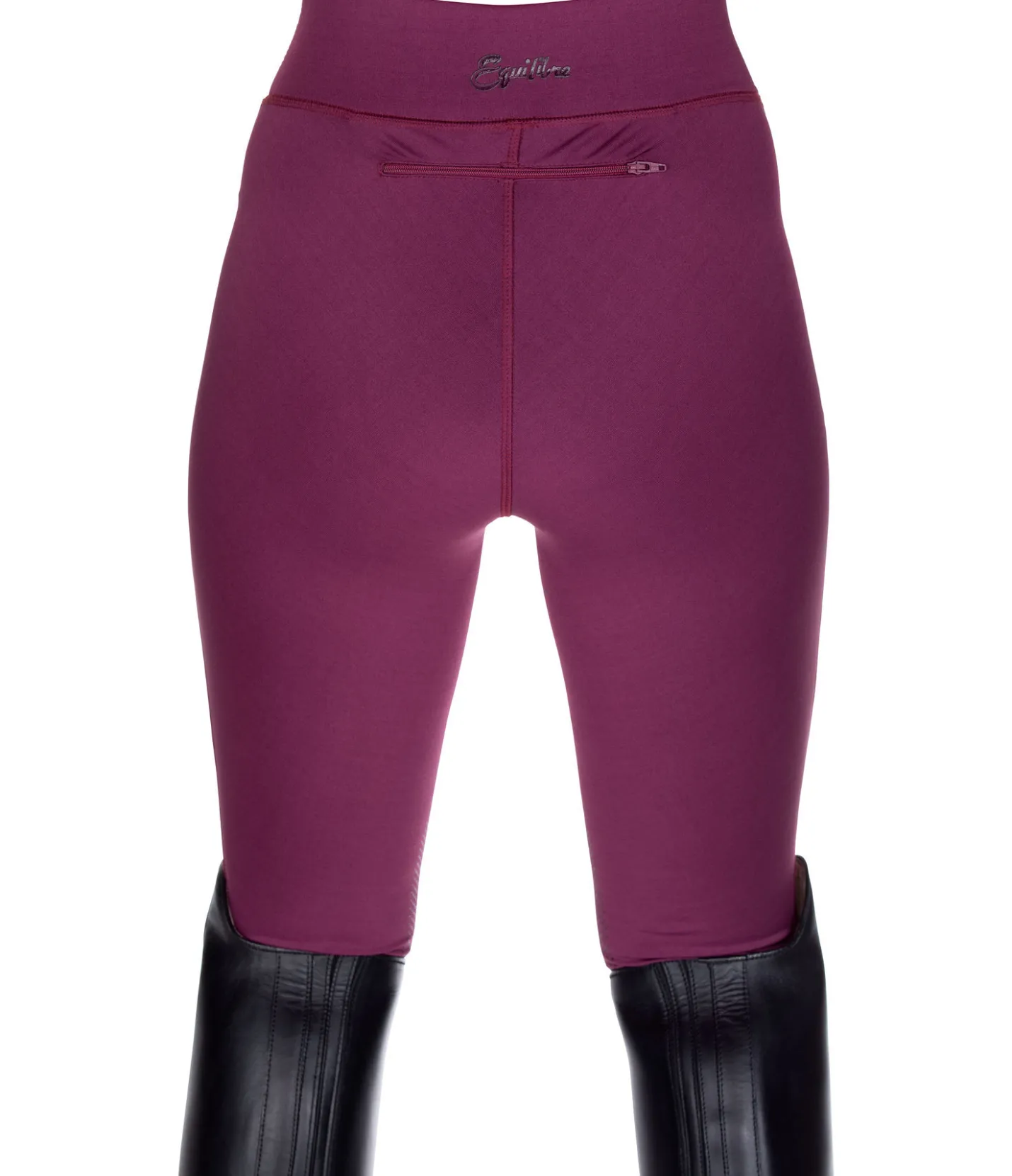 Equilibre Legging d'équitation à basanes grip enfant Casey wild berry Outlet