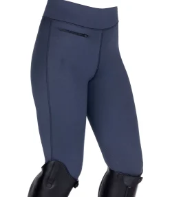 Equilibre Legging d'équitation à basanes grip enfant Casey denim foncé Hot