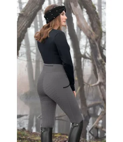 Felix Bühler Legging d'équitation à fond intégral Grip Anneke carbone Discount