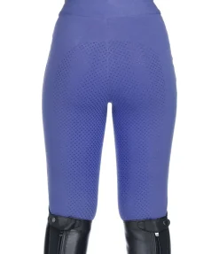 Equilibre Legging d'équitation à fond intégral grip enfant Bea bleuet Discount