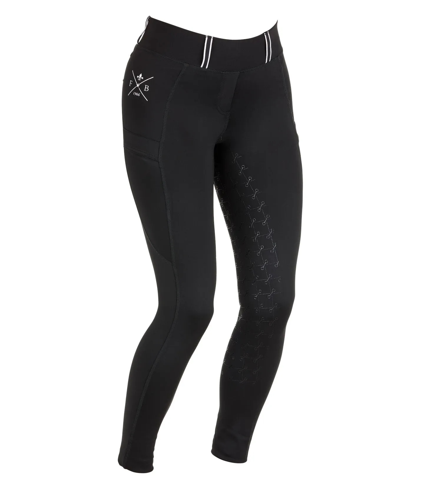 Felix Bühler Legging d'équitation à fond intégral grip Malena noir