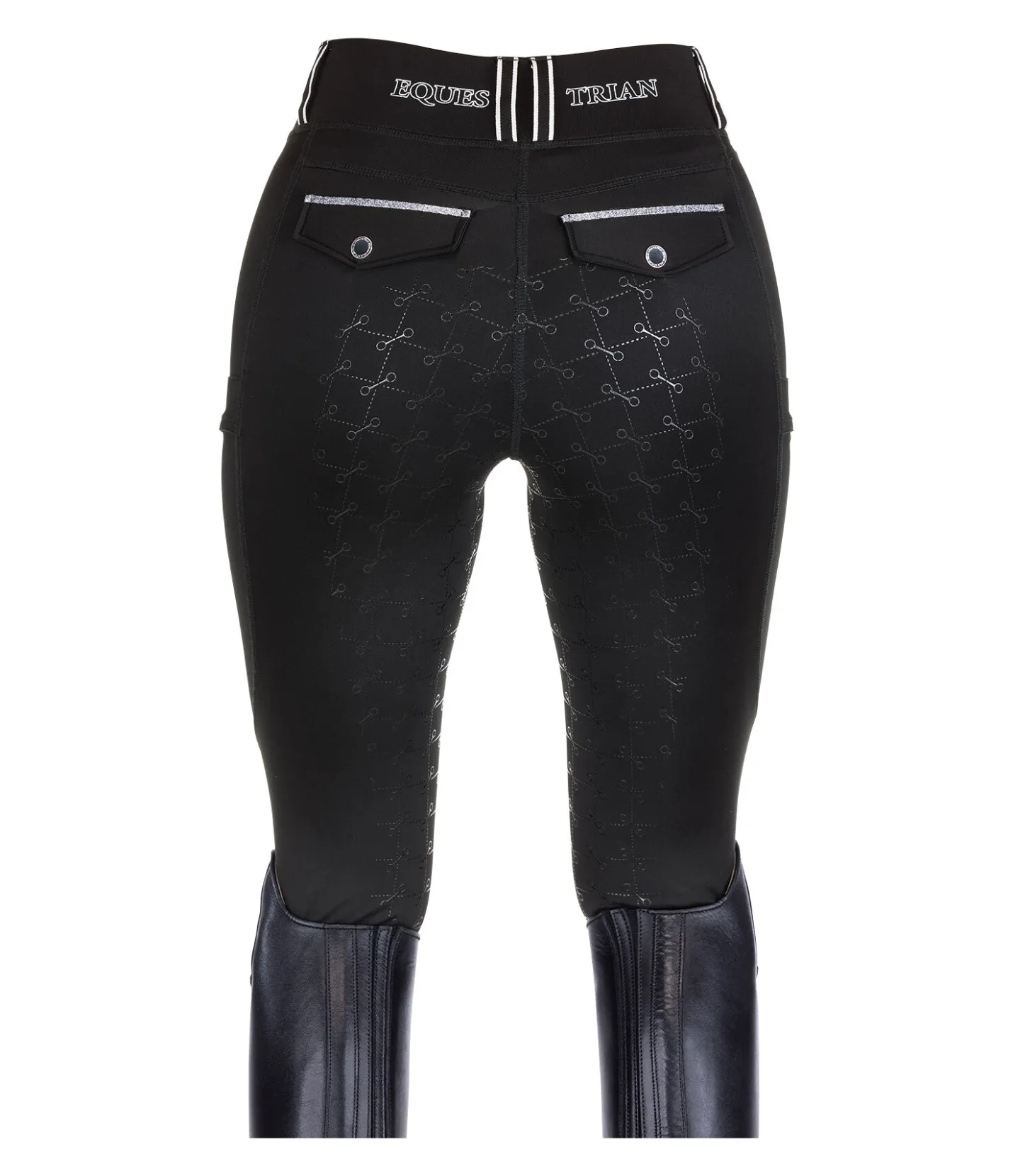 Felix Bühler Legging d'équitation à fond intégral grip Malena noir