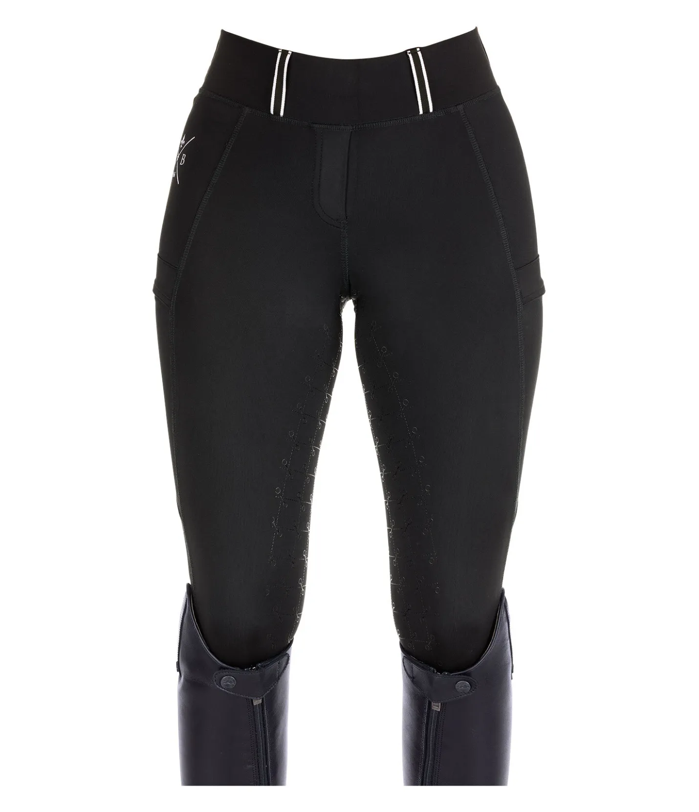 Felix Bühler Legging d'équitation à fond intégral grip Malena noir
