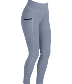 Felix Bühler Legging d'équitation à fond intégral Grip Anneke bleu fumée Hot
