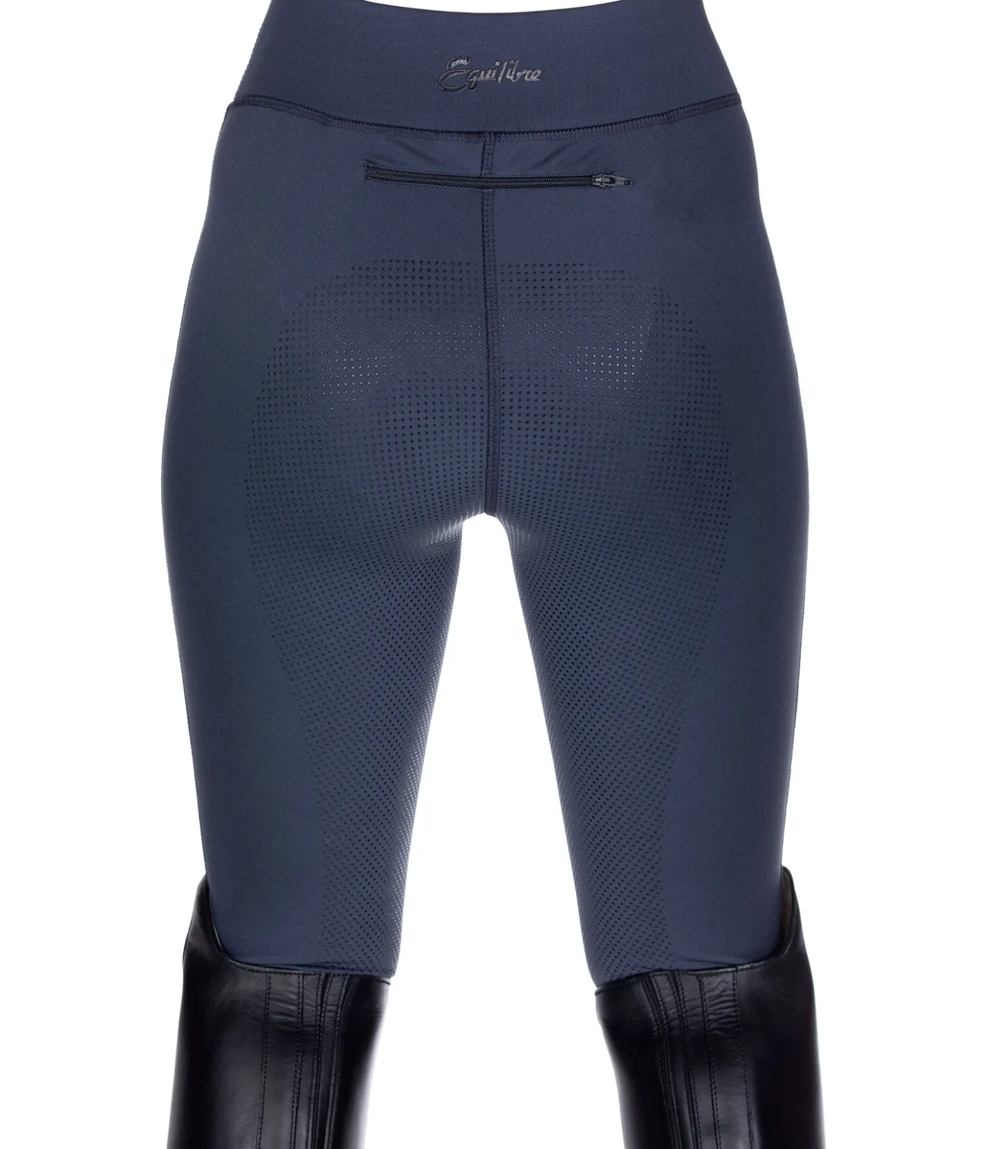 Equilibre Legging d'équitation à fond intégral grip enfant Jona denim foncé Sale