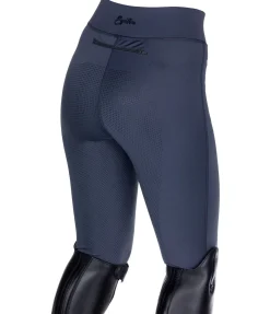 Equilibre Legging d'équitation à fond intégral grip enfant Jona denim foncé Sale